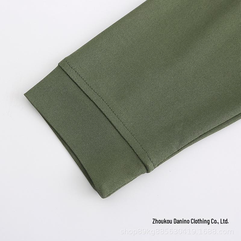 Tactical Long-Sleeve Lapel T-Shirt: Quick-Drying, Elastic, for Physical Training