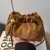 Exquisite Super Hot Niche Suede Bag Women's 2025 New Versatile Chain Crossbody Bag Fashionable Mini Bucket Bag