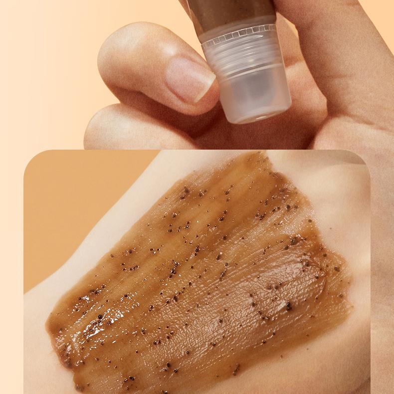 Kaffee-Lippenbalsam-Peeling, feuchtigkeitsspendende Pflege, Lippenreinigung, abgestorbene Haut, Nagelhaut-Peeling, Lippenbalsam