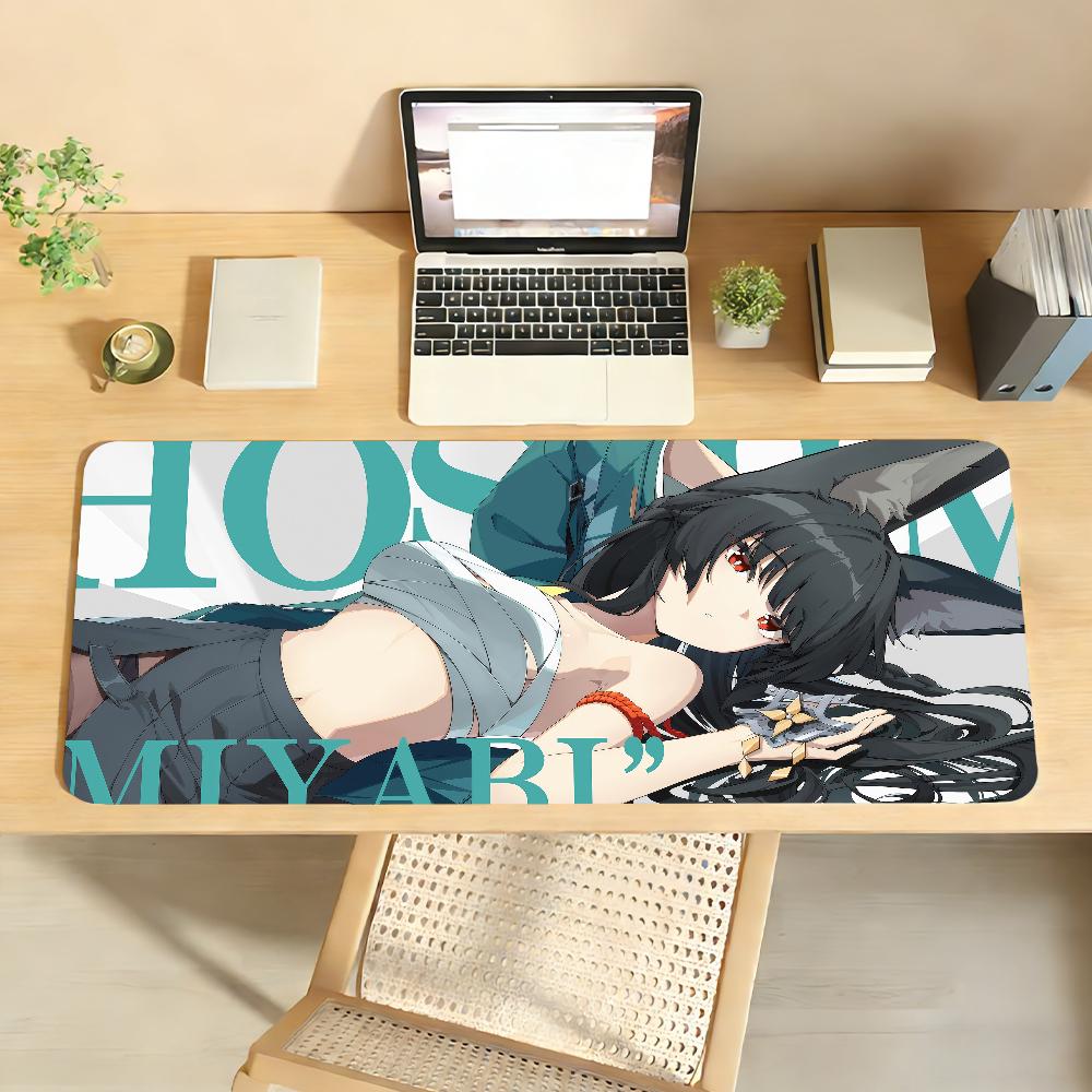 Game Zenless Zone Zero Mouse Pad Anti Slip Rubber Edge Locked Thickened Laptop Gaming Desk Mat