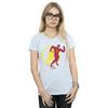 DC Comics Womens/Ladies The Flash Running Emblem Cotton T-Shirt