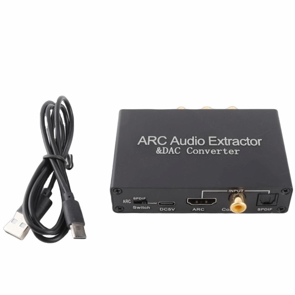 Supports ARC/ Optical/Coaxial Input Switching Digital Analog Sound Converter for PS4