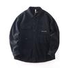 American vintage Heavy Pure Cotton Cargo Shirts Men's Autumn and Winter Long sleeve Outerwear Foreign Trade Cattle Goods Washed Casual Shirt