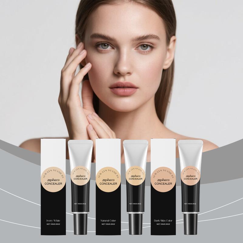 10G Concealer Cream Liquid Foundation For Dark Eye Circles Pimple Mark Waterproof Longlasting Smooth Makeup