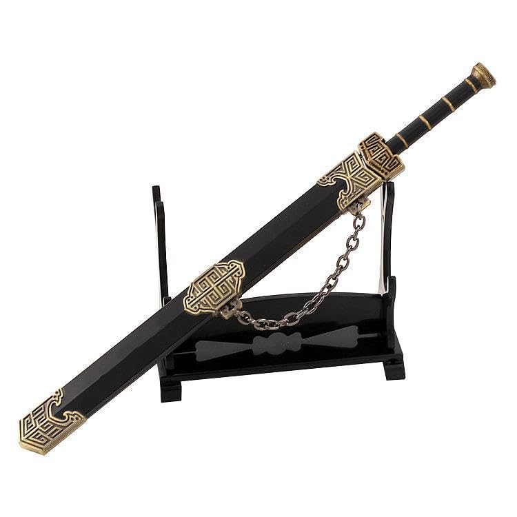 [Nekogamiyama] Qin Shi Huang's Sword, Total Length 22cm / Miniature Figurine, Collectible, Interior Decor