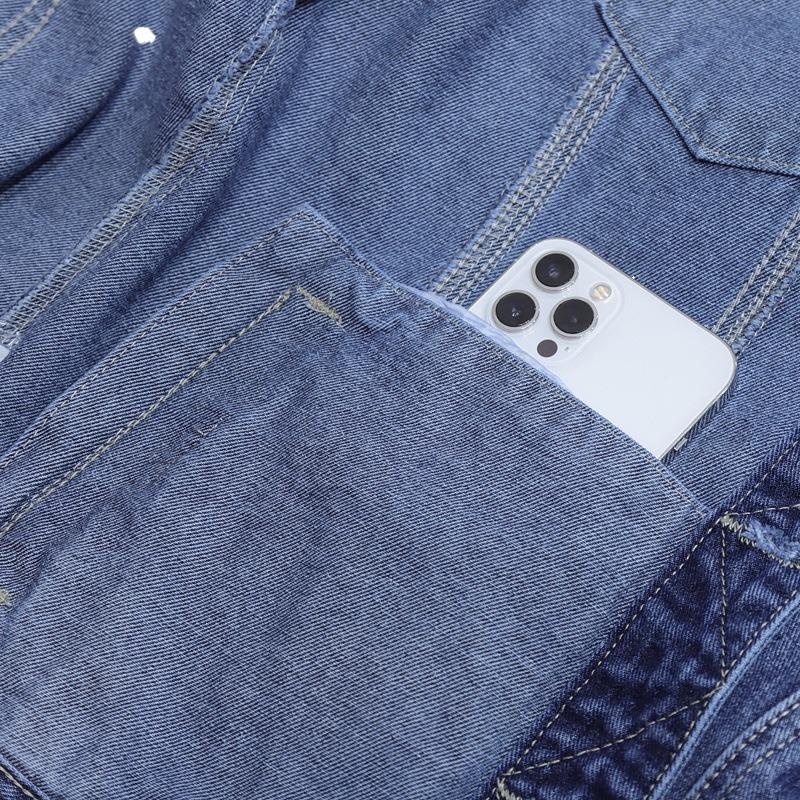 Spring 2024 Men's Korean Style Denim Jacket – Trendy, Fashionable, Casual Youth Coat