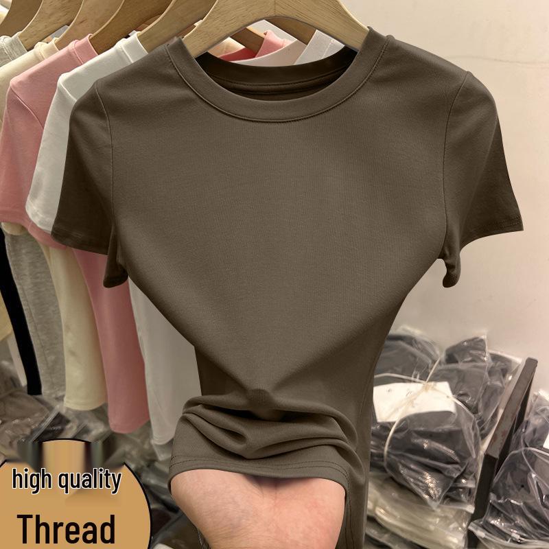 Elegant Ribbed Slim-Fit Top for Women - Stylish, Breathable, and Fashionable