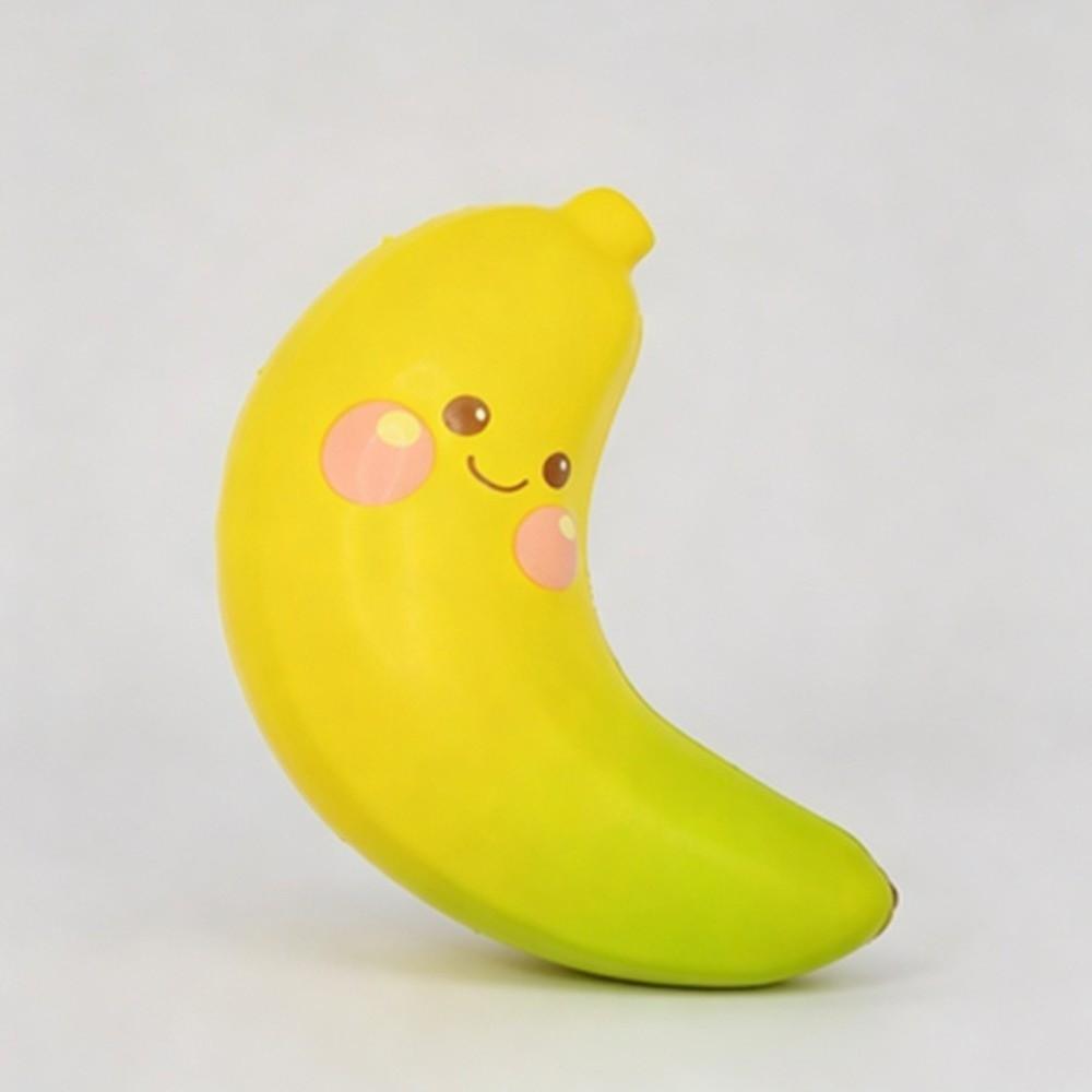 Soft Banana Squeeze Toys Peeling Design Fruits Pinch Toy Sensory Stress Stick Children's Gifts