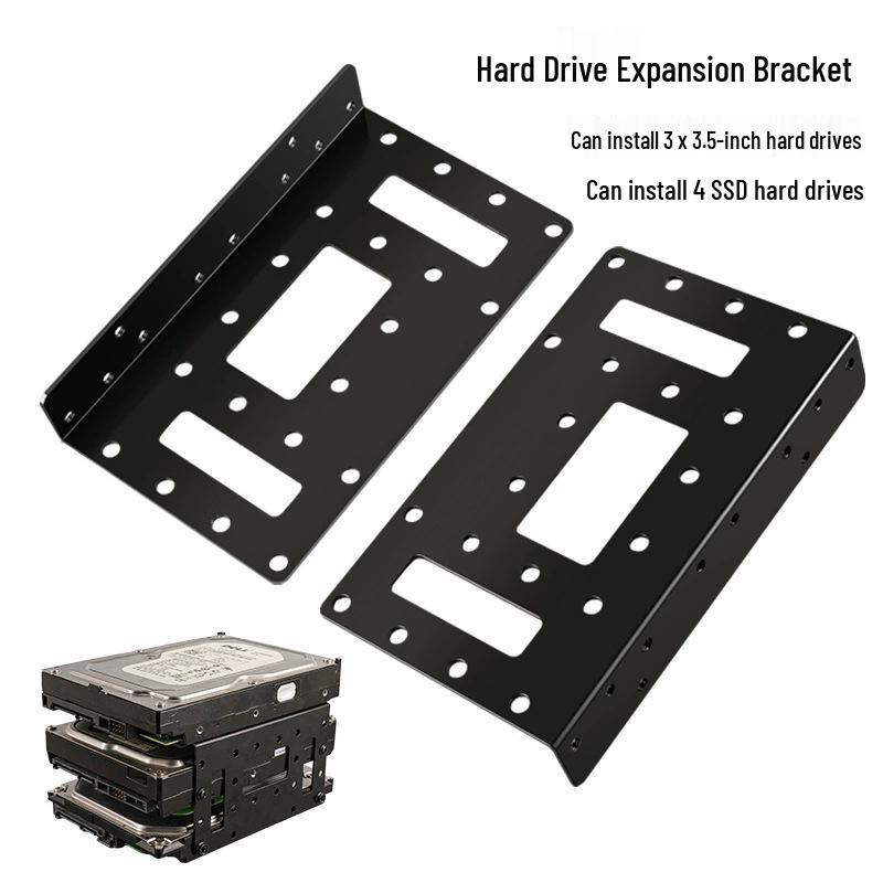 External Desktop Rack for 3.5-inch HDD & 2.5-inch SSD with Multiple Expansion Brackets