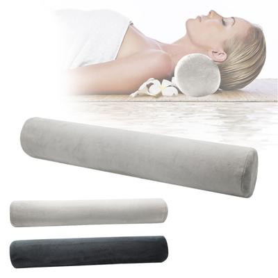 Sleeping Neck Pillow with Smooth Zipper Super Soft Breathable Humanized Design Neck Pain Relief Memory Foam Cylinder Pillow