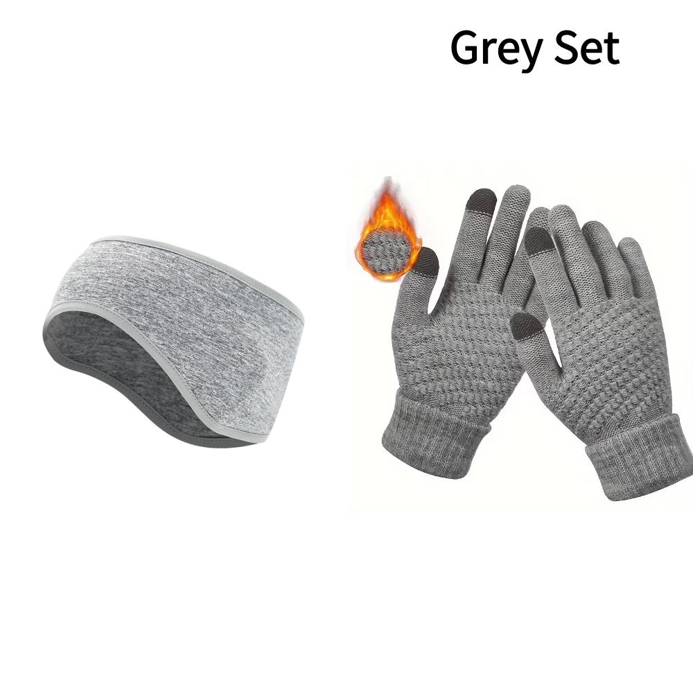 Warm Set Head Wraps Sport Earmuff for Women Outdoor Sports Ponytail Headbands Winter Windproof Ear Warmer Running Headbands