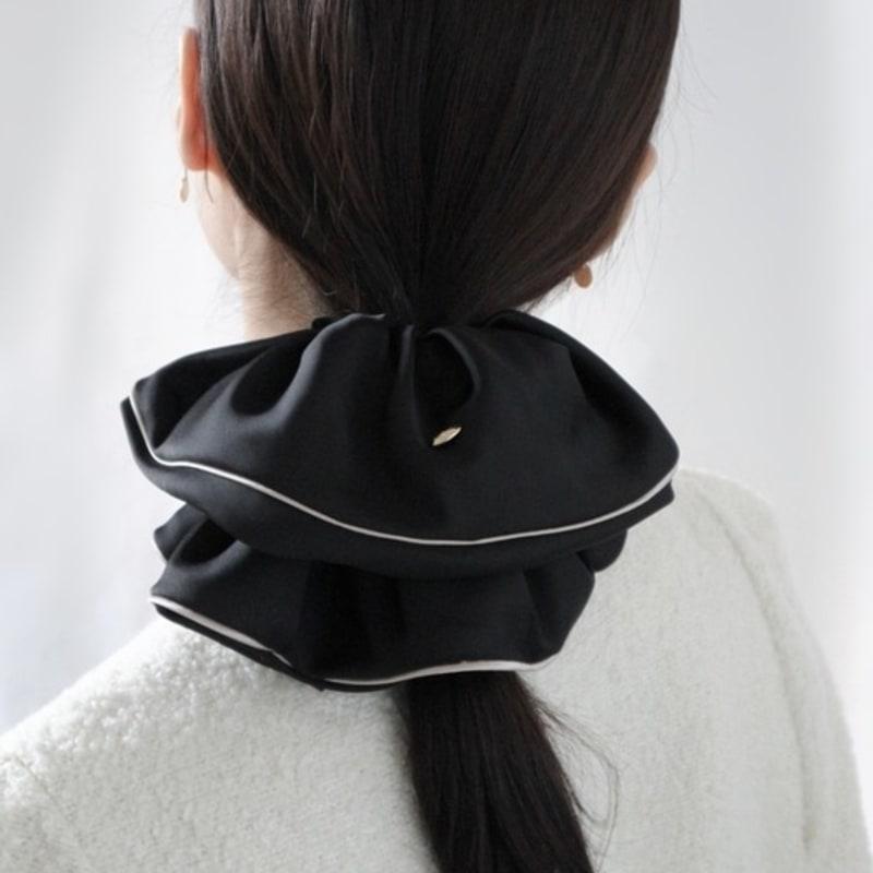 

ШЕЛКОВИСТАЯ РЕЗИНКА ДЛЯ ВОЛОС NOCTURN BLACK black