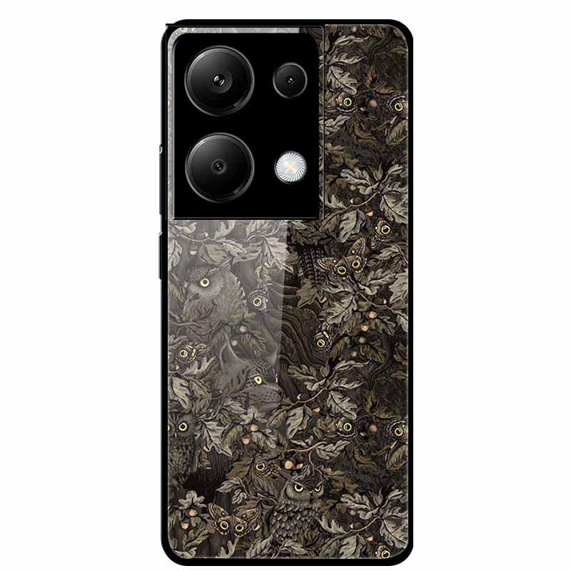 Redmi NOTE 13 PRO 4G Case with Tempered Glass & Aesthetic Color Painting