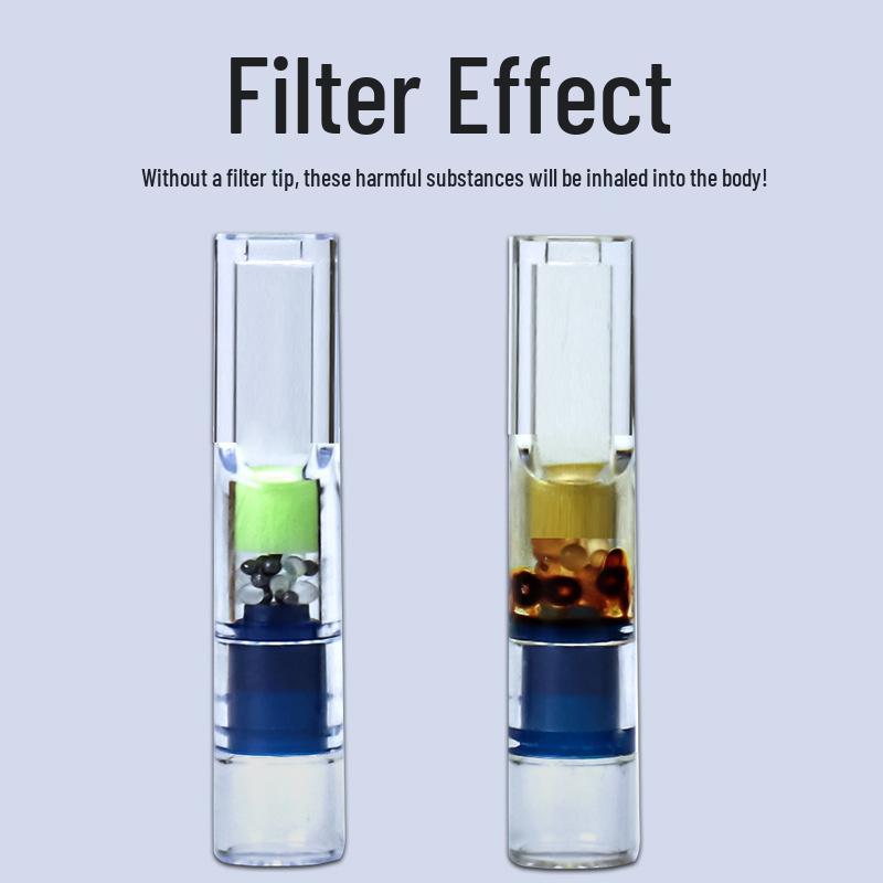 Yajue Men's Health Triple-Use Cigarette Filter D01 - Five-Layer Filtration for Coarse, Medium, and Fine Smoking.