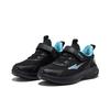 Erke Childrens Mingao 2 Mesh Version Fitness Test Low-Top Running Shoes Kids sneaker Black Digital-Blue 65124303070-012
