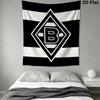 Borussia Wall Tapestry Aesthetic Wall Hanging Printed Fabric Blanket Decorative Tapestries for Bedroom Living Room Home Decor