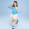 Girls' Cool Blue Jazz & Hip Hop Dance Costume for Performances