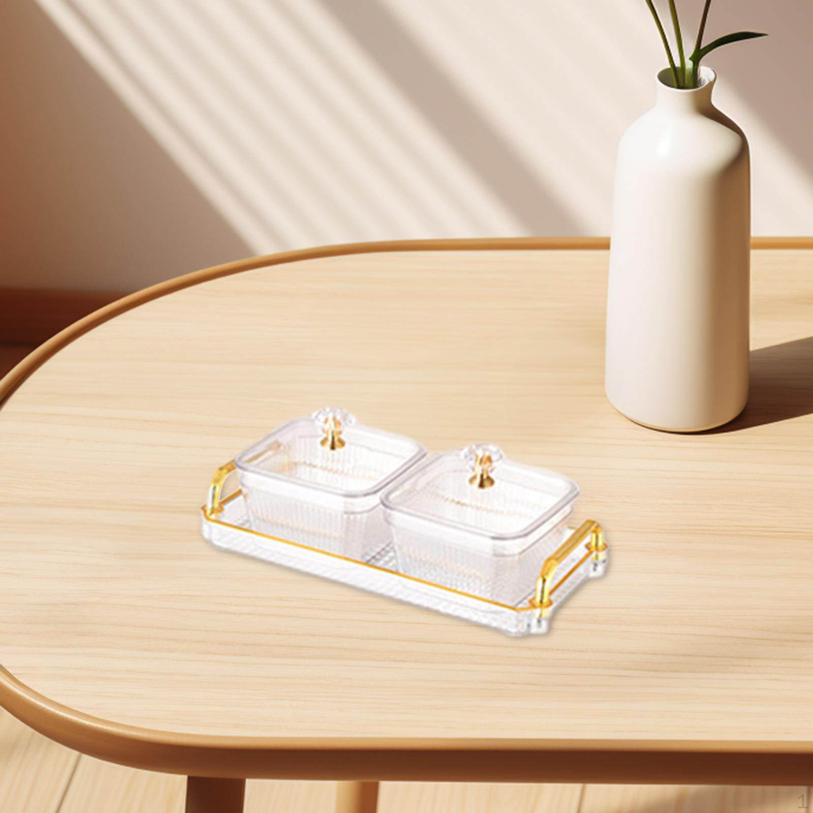 

Разделенное сервировочное блюдо, блюдо для конфет и орехов с крышкой, змеиные тарелки с несколькими сетками для вечеринки, гостиной, 2 Grids