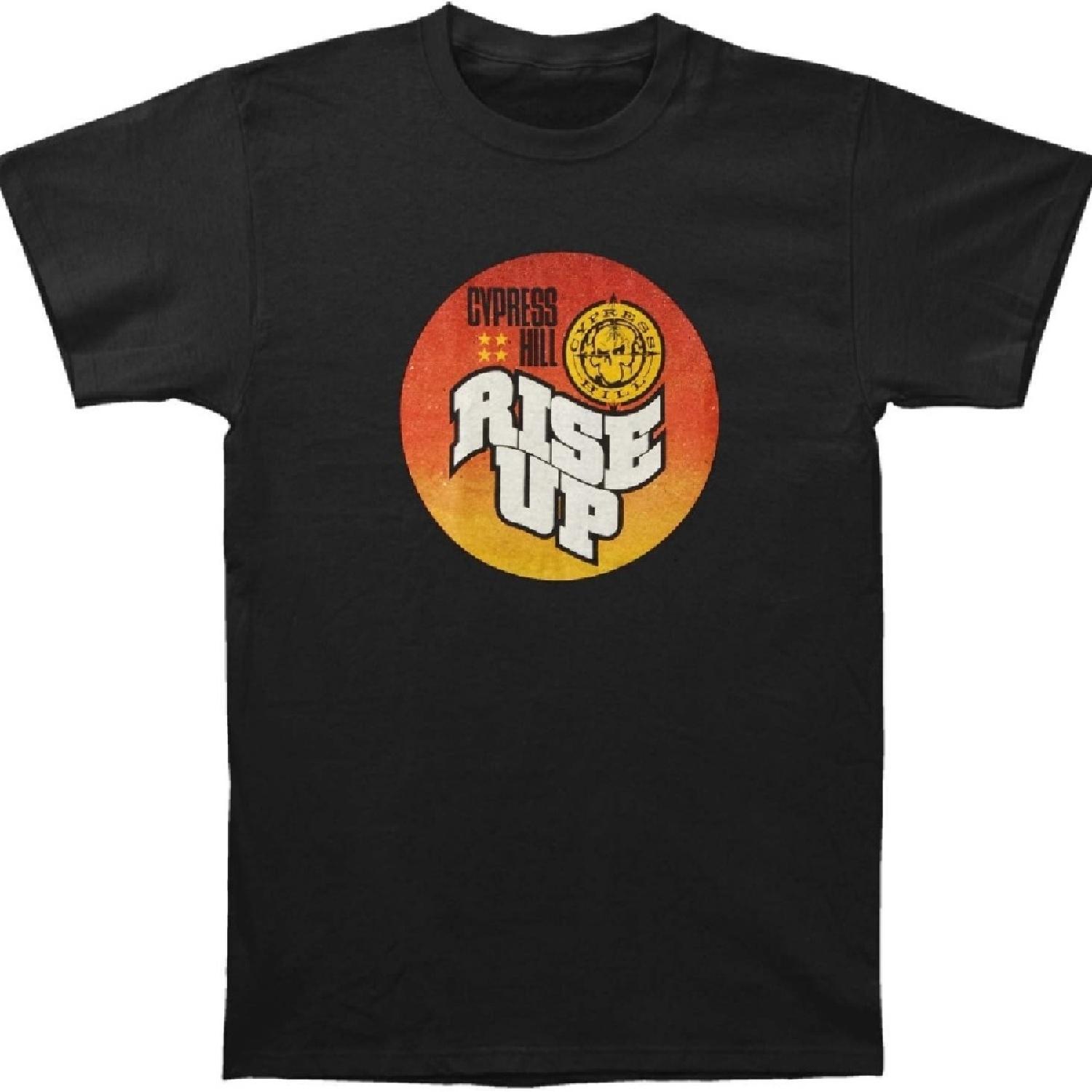 

Cypress Hill Men s Sunrise Slim Fit T-Shirt Large Black S