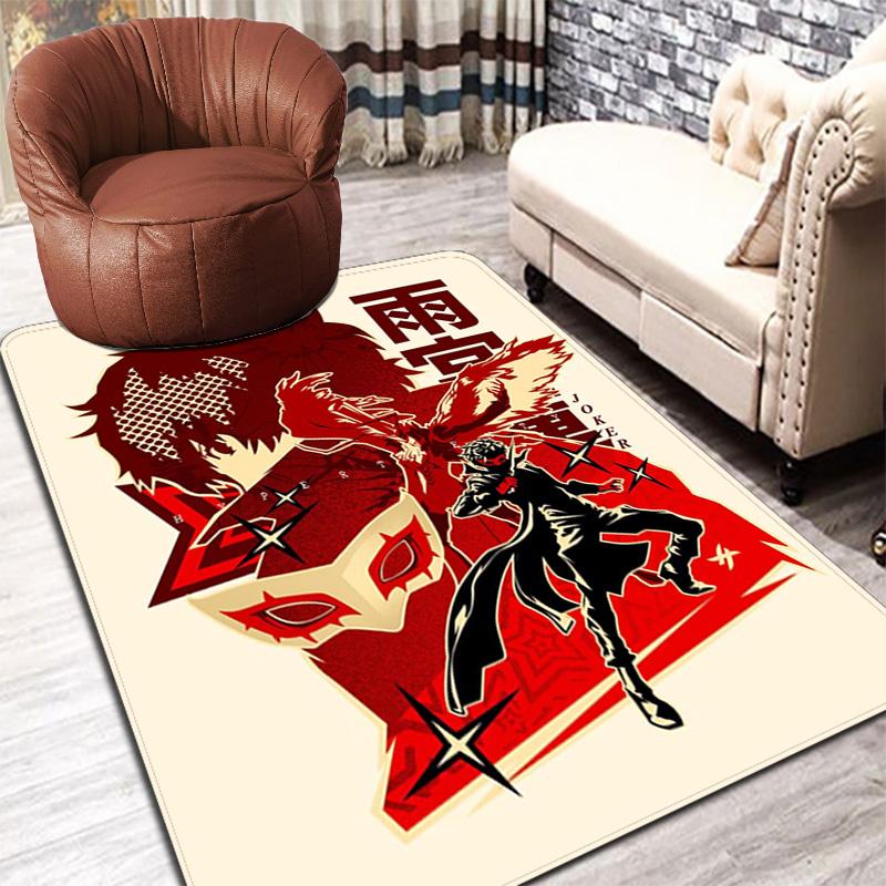 Persona 5 (Variant) Rug Floor Mat for Living Room or Bedroom Soft and Comfortable Carpet a Gift for Birthday and Holiday.