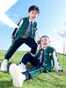 British Academy Style Pure Cotton Baseball Jacket Uniform Set for Primary & Secondary Students, Spring/Fall