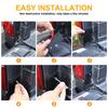 Carbon Steel Car Tailgate Anti-Theft Lock Bracket Rear Door Security Device Bed Gate Lock Accessories For Nissan Titan 2016-2023