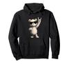 Cool Teddy Bear Lock-On Sunglasses Hoodie