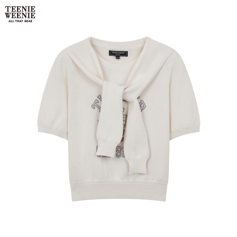 Teenie Weenie Bear Logo Short Sleeve Knit Top