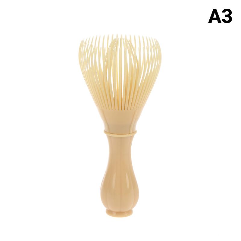 Matcha Whisk Lightweight Food Grade Resin Eco-friendly Green Tea Powder Mixer for Travel Camping Matcha Brewing
