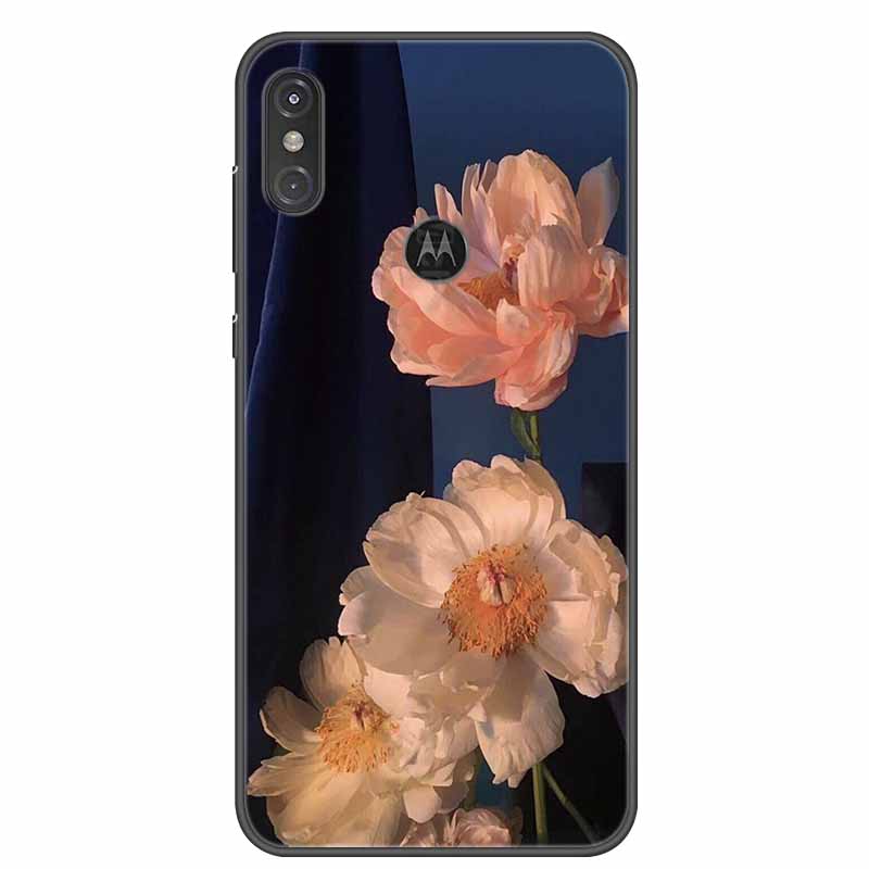 For Moto One Vision Case Luxury Silicone TPU Soft Cover Phone Case For Motorola Moto One Action Macro Shockproof Christmas Coque