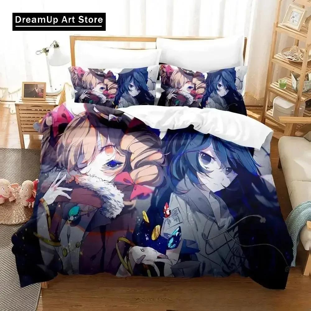 3D Baskı Anime Oyunu Touhou Projesi Yatak Takımı Yorgan Kılıfı Yatak Takımı Yorgan Kılıfı Yastık Kılıfı Yorgan King Queen Boy Erkek Çocuk Yetişkin