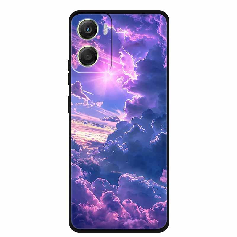 

Чохол для Motorola Moto G06 G 06 4G М який силіконовий чохол для телефону Funda Чорний ТПУ Захисний бампер Задня панель Модний градієнтний корпус Moto G06 4G