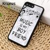 Krajews Colorful musical notes Soft Phone Case Cover For IPhone 18 17 Air 16 15 14 plus 11 12 13 pro max Plus coque Fundas