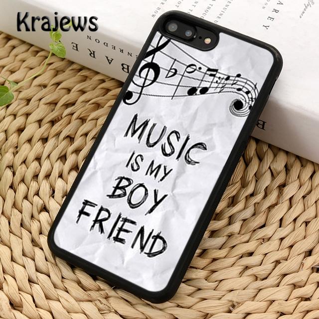 Krajews Colorful musical notes Soft Phone Case Cover For IPhone 18 17 Air 16 15 14 plus 11 12 13 pro max Plus coque Fundas