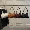 Elegant 2025 Women's French Woven Underarm & Shoulder Bag - Light Luxury Baguette Style