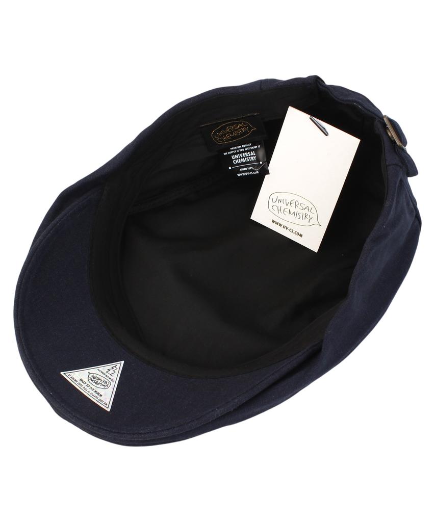 Simple Linen Navy Hunting Cap
