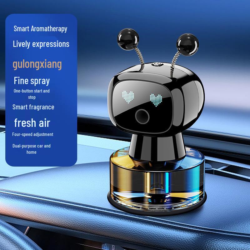 Smart Car Aroma Diffuser: Automatic Perfume Spray Machine & Scented Balm Ornament for Men and Women
