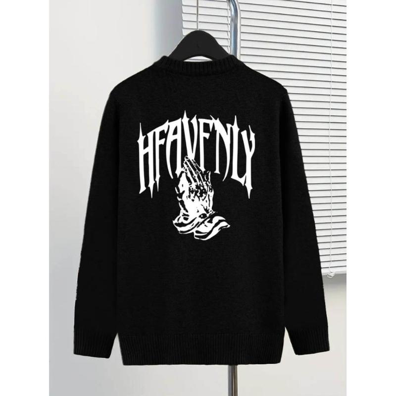 

Men s V-Neck Sweater, Slim Fit, Geometric Print, Warm Wool Blend, Office & Weekend Outfit XXL