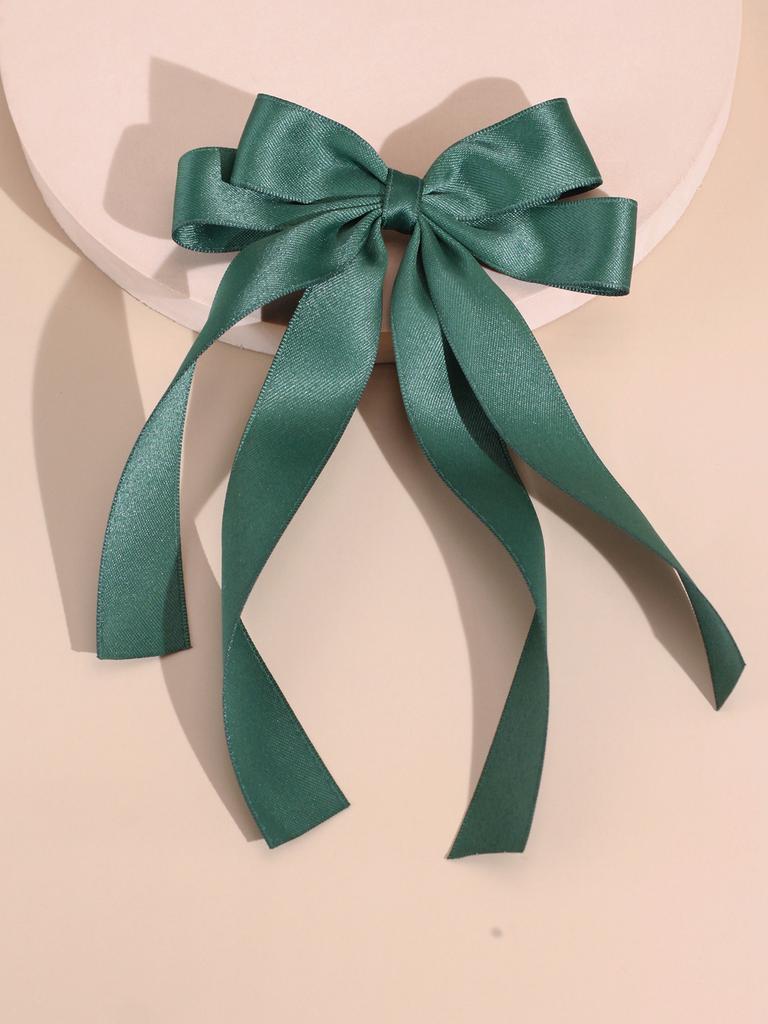 Lystrfac Fashion Fabric Ribbon Hair Bow Hairpin for Women Girls Hair Clips Back Head Top Clip Female Hair Accessories