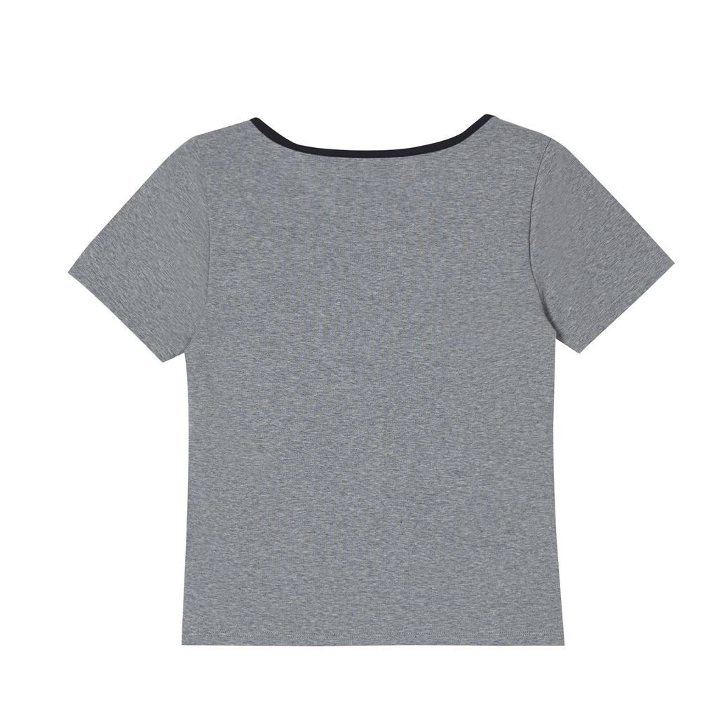 Levis Slim Casual Versatile Fashion Breathable Fitted Short Sleeve T-Shirt Women Tops 0019T-0006