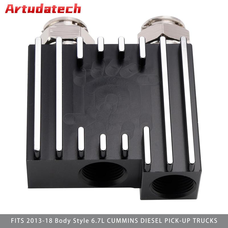 Artudatech Transmission Cooler Thermostatic Bypass Upgrade For 6.7L Cumm 68RFE Car Accessories