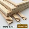 Solid Pine Wood Oil Painting Frame for Meticulous Brushwork and Stretched Silk Art