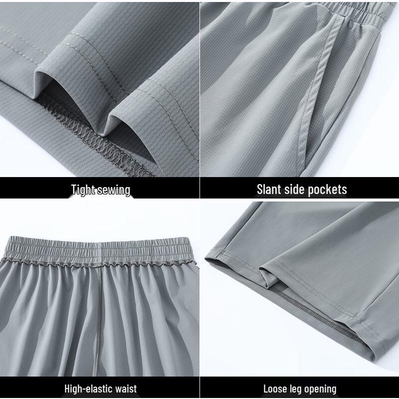MARK FAIRWHALE Men's UPF50+ Cooling Lightweight Outdoor Sports Shorts
