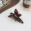 Elegant Temperament Butterfly Hair Clip - High-End Acetate, Women's 2024 Collection, Simple Shark Style.