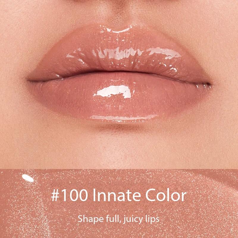 Kaleidos Lip Gloss Nude Mirror Lip Glaze Plumping Lip Oil,Hydrating Lip Stick Tinted Lip Balm Transparent Lip Care Glitter Shine