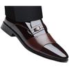 Spring New Soft Leather Soft Sole Round Head Breathable Trend Casual Leather Shoes Business Dress Fashion British Trendy Shoes Men's Shoes