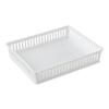 Set of 7 Plastic Drawer Storage Organizer Bins Office Kitchen Tools Accessories Slotted Design Dishwasher Safe Stackable