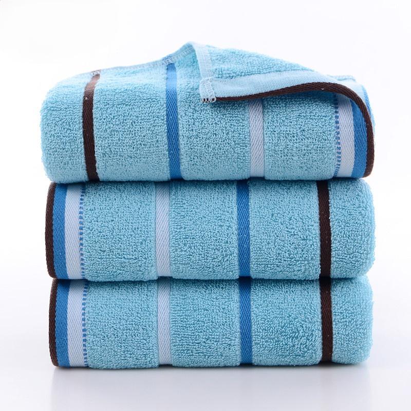2pcs Cotton Face Towel 34*74cm Adult Soft Terry Absorbent Quick Drying Body Hand Hair Bath Towels Washbasin Facecloth Bathroom