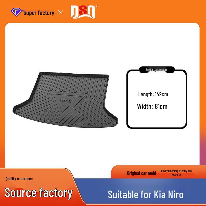 Kia Carens (2013-2016) & Niro (2017-2018) TPE Trunk Mat Decoration