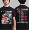 Foo Fighters Take Cover Tour 2026 Doodle Dates T-Shirt